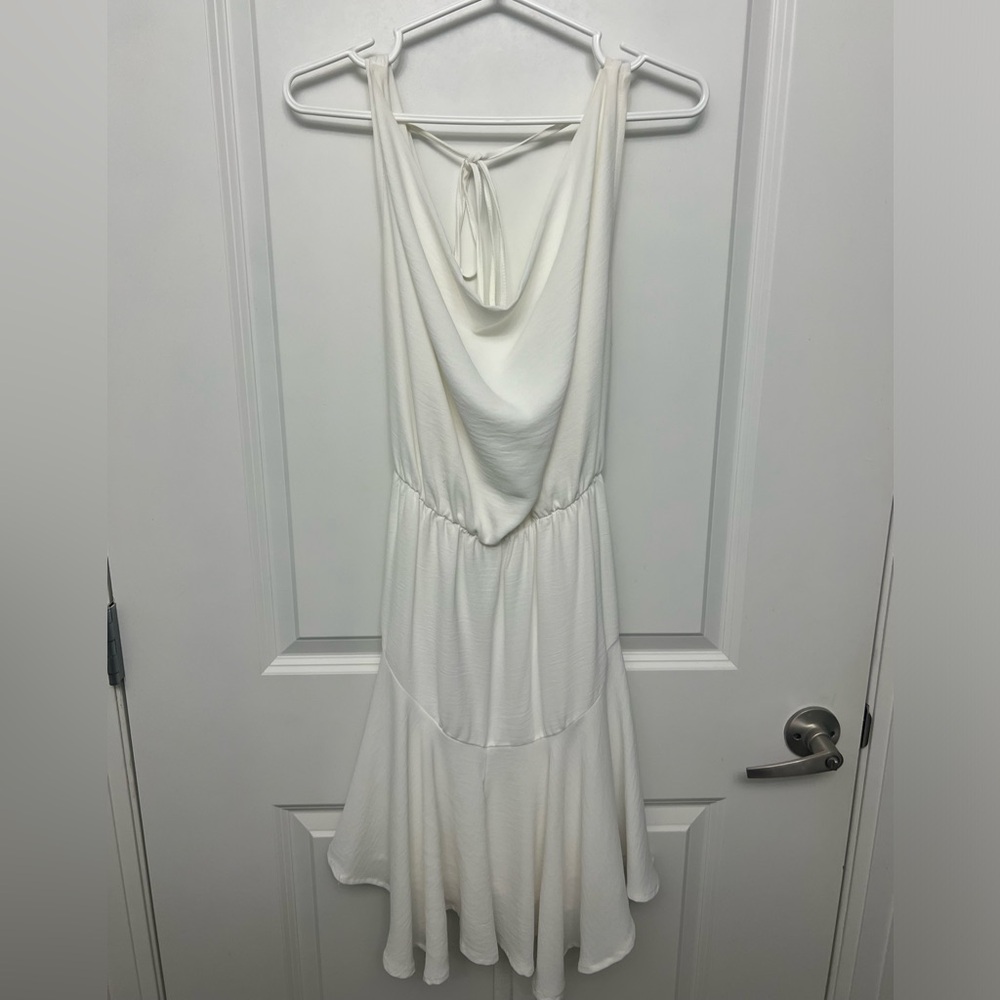 She + Sky Cowl Neck Dress